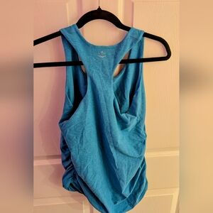 Beyond the Bump Vibrant Blue Tank Top With Built In bra NWOT